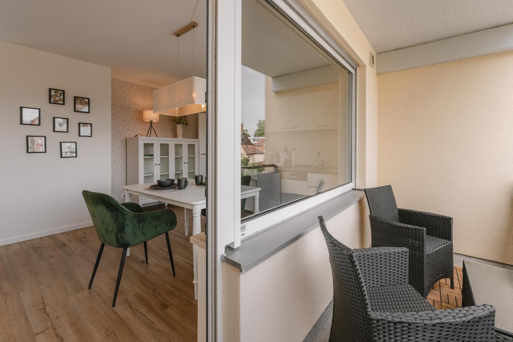 Exklusiv & Zentral: 1-Zi. Apartment Mit Balkon Stellplatz 바이로이트 외부 사진