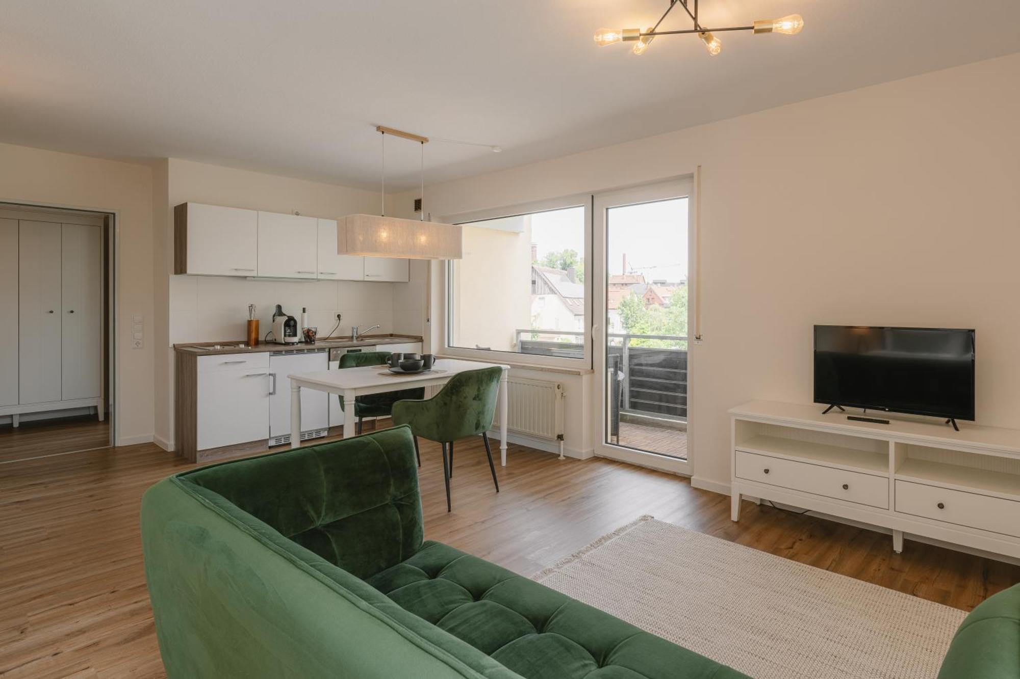 Exklusiv & Zentral: 1-Zi. Apartment Mit Balkon Stellplatz 바이로이트 외부 사진