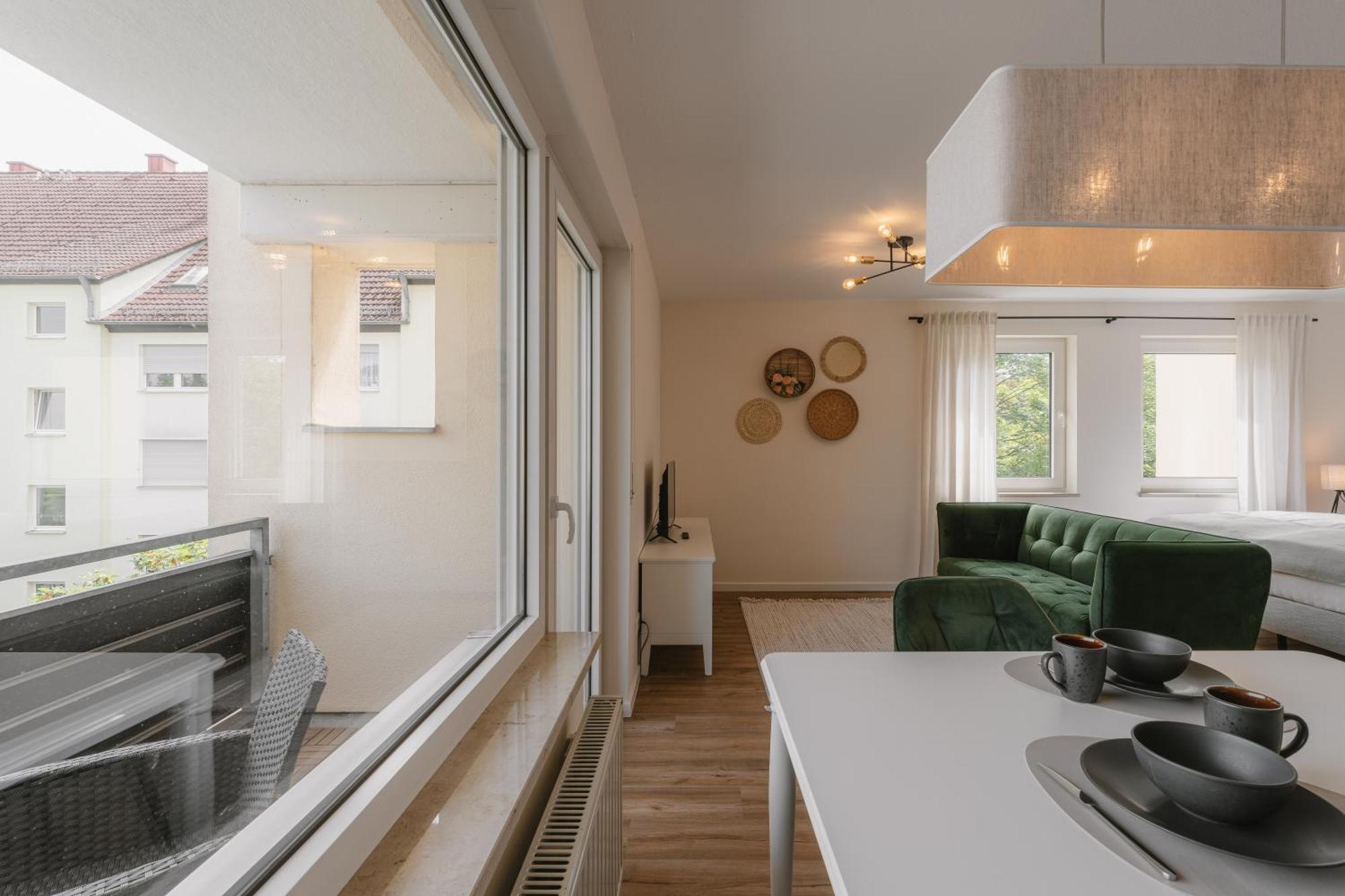 Exklusiv & Zentral: 1-Zi. Apartment Mit Balkon Stellplatz 바이로이트 외부 사진
